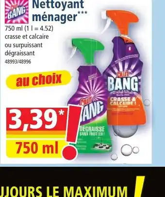 Norma Nettoyant ménager offre