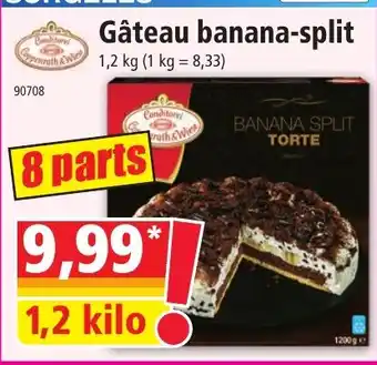 Norma Gâteau banana-split offre