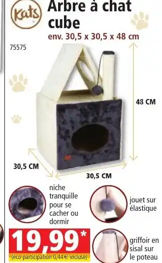 Arbre à chat cube