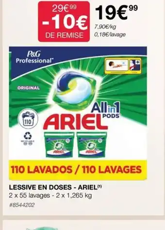 Costco LESSIVE EN DOSES - ARIEL offre