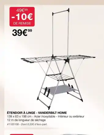ÉTENDOIR À LINGE - VANDERBILT HOME