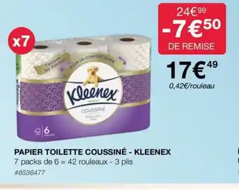 PAPIER TOILETTE COUSSINÉ - KLEENEX
