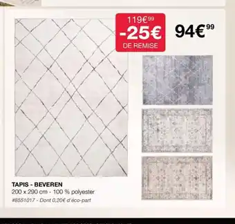 Costco TAPIS - BEVEREN offre