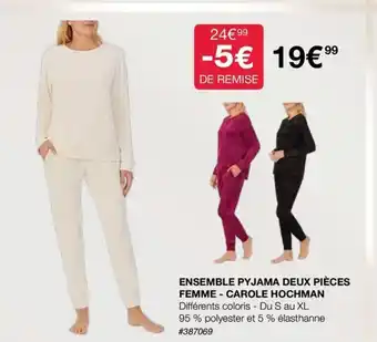 Costco ENSEMBLE PYJAMA DEUX PIÈCES FEMME - CAROLE HOCHMAN offre