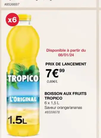 Costco BOISSON AUX FRUITS offre