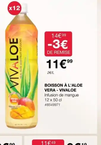 Costco BOISSON À L'ALOE VERA - VIVALOE offre