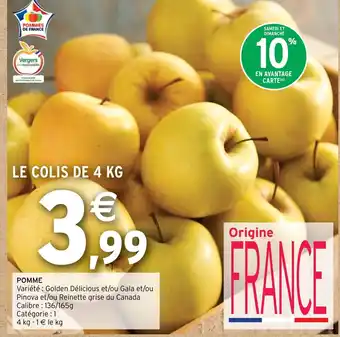 Intermarché POMME offre
