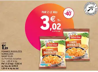 Intermarché POMMES RISSOLÉES SURGELÉES offre