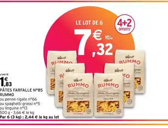 Intermarché PÂTES FARFALLE N°85 offre