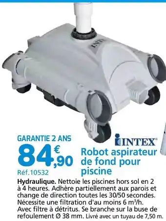 Provence Outillage Robot Aspirateur De Fond Pour Piscine Intex offre
