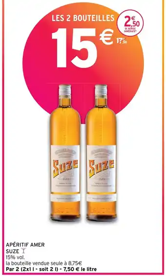 Intermarché APÉRITIF AMER SUZE offre