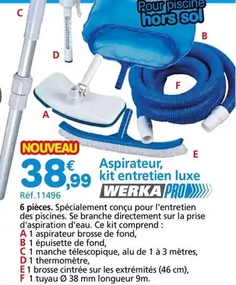 Provence Outillage Aspirateur, Kit Entretien Lux Werka Pro offre