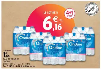 Intermarché EAU DE SOURCE ONDINE offre