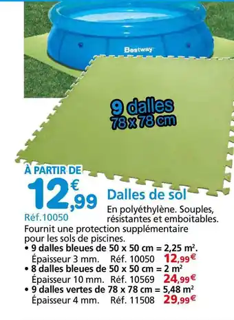 Provence Outillage Dalles De Sol offre