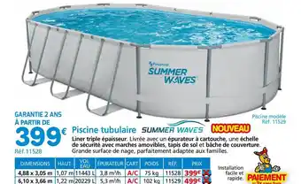Provence Outillage Piscine Tubulaire Summer Waves offre