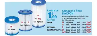 Provence Outillage Cartouche Filtre Dacron offre