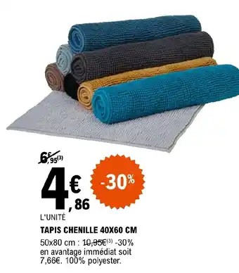 E.Leclerc TAPIS CHENILLE 40X60 CM offre