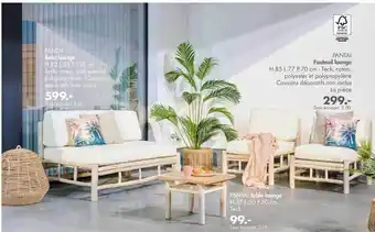 Casa Fauteuil Lounge Pantai, Banc Lounge Pantai offre