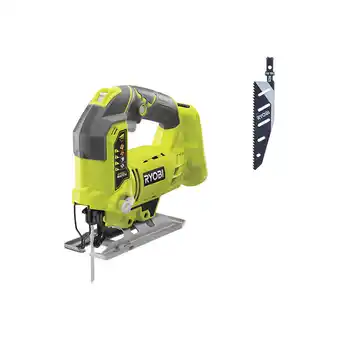 Bricorama Pack ryobi - scie sauteuse pendulaire r18js-0 - 18 v oneplus - sans batterie ni chargeur - lame baïonnette flushcut - bois - offre