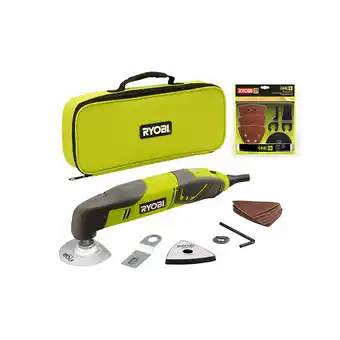 Bricorama Pack ryobi outil multifonctions rmt200-s - 200w - kit spécial bois 15 pièces - rak15mt offre