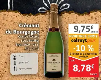 Colruyt Crémant De Bourgogne offre