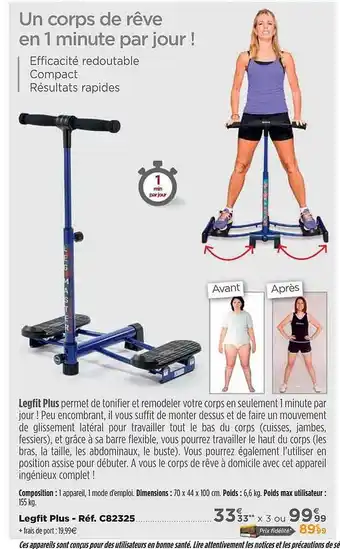 Teleshopping Legfit Plus offre