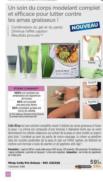 Teleshopping Wrap Cellu Pro Delux offre
