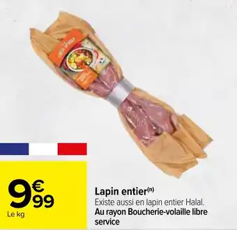 Carrefour Lapin entier (n) offre