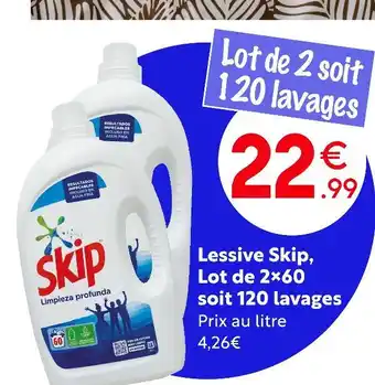 Maxi Bazar Skip lessive offre
