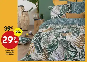Maxi Bazar Parure de lit imprimée 240x260cm offre