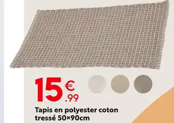Maxi Bazar Tapis en polyester coton tressé 50x90cm offre