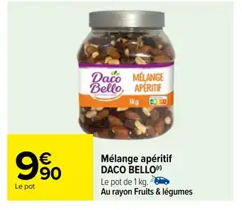Carrefour Mélange apéritif DACO BELLO(r) offre