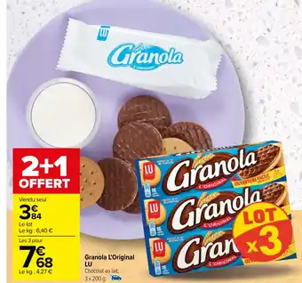 Carrefour Granola L'Original LU offre