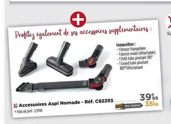 Accessoires Aspi Nomade