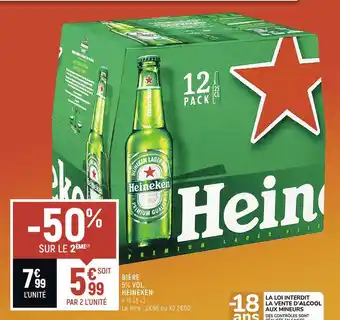 Spar Bière 5% Vol Heineken offre