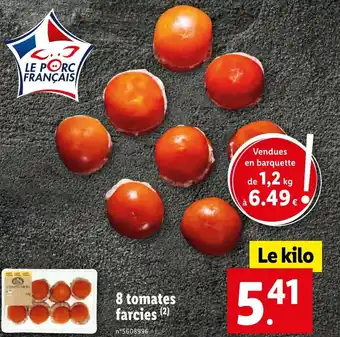 Lidl 8 tomates farcies offre