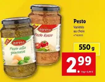 Lidl Pesto offre