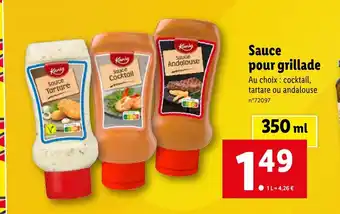 Lidl Sauce pour grillade offre