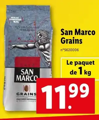 Lidl San Marco Grains offre