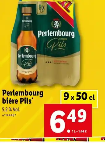 Lidl Perlembourg bière Pils offre