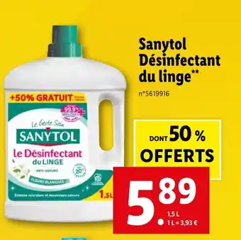 Sanytol Désinfectant du linge**