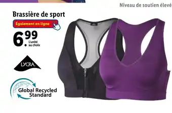 Lidl Brassière de sport offre