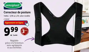 Lidl Correcteur de posture offre