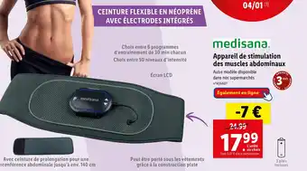 Lidl Appareil de stimulation des muscles abdominaux offre