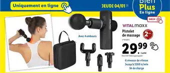 Lidl Pistolet de massage offre
