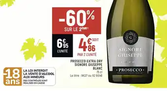 Spar Prosecco Extra Dry Signore Giuseppe Blanc offre
