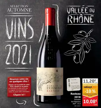 Colruyt Rasteau 2018 offre