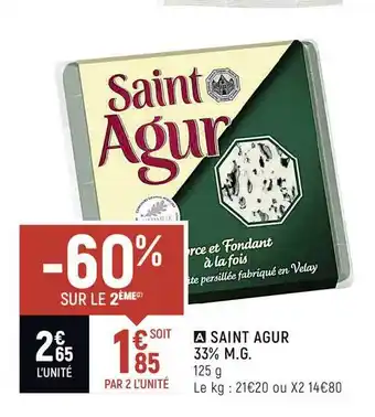 Saint Agur 33% M.g.