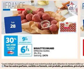 Auchan BOULETTES BIGARD offre