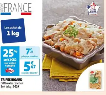 Auchan TRIPES BIGARD offre